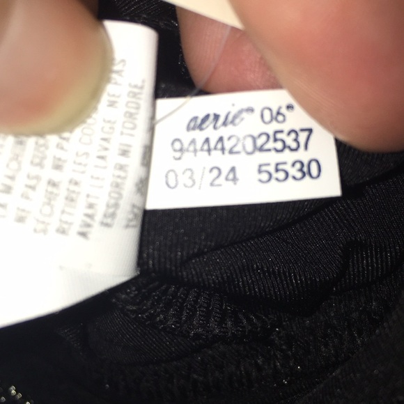 NWT aerie shine bralette scoop stretch swim top bikini sports - Picture 15 of 15